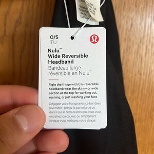 Lululemon Nulu Wide Reversible Headband